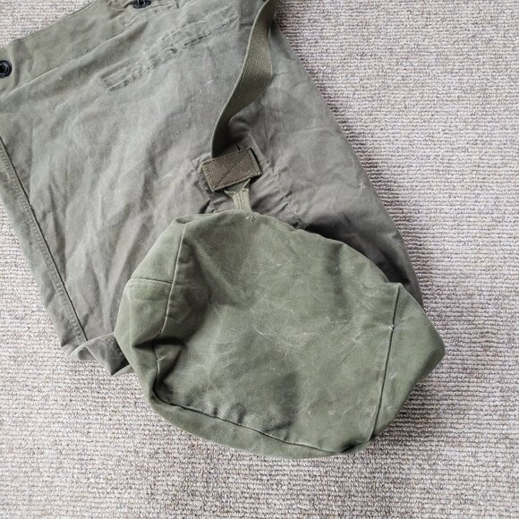Vintage US Military Army Canvas Duffel Bag Large Utility Laundry Sack - Picture 7 of 12